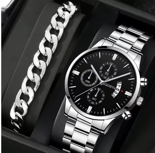Reloj de moda para hombres Calendario de lujo Reloj de pulsera de cuarzo Relojes de negocios Reloj de hombre Reloj de pulsera masculino Reloj de pulsera